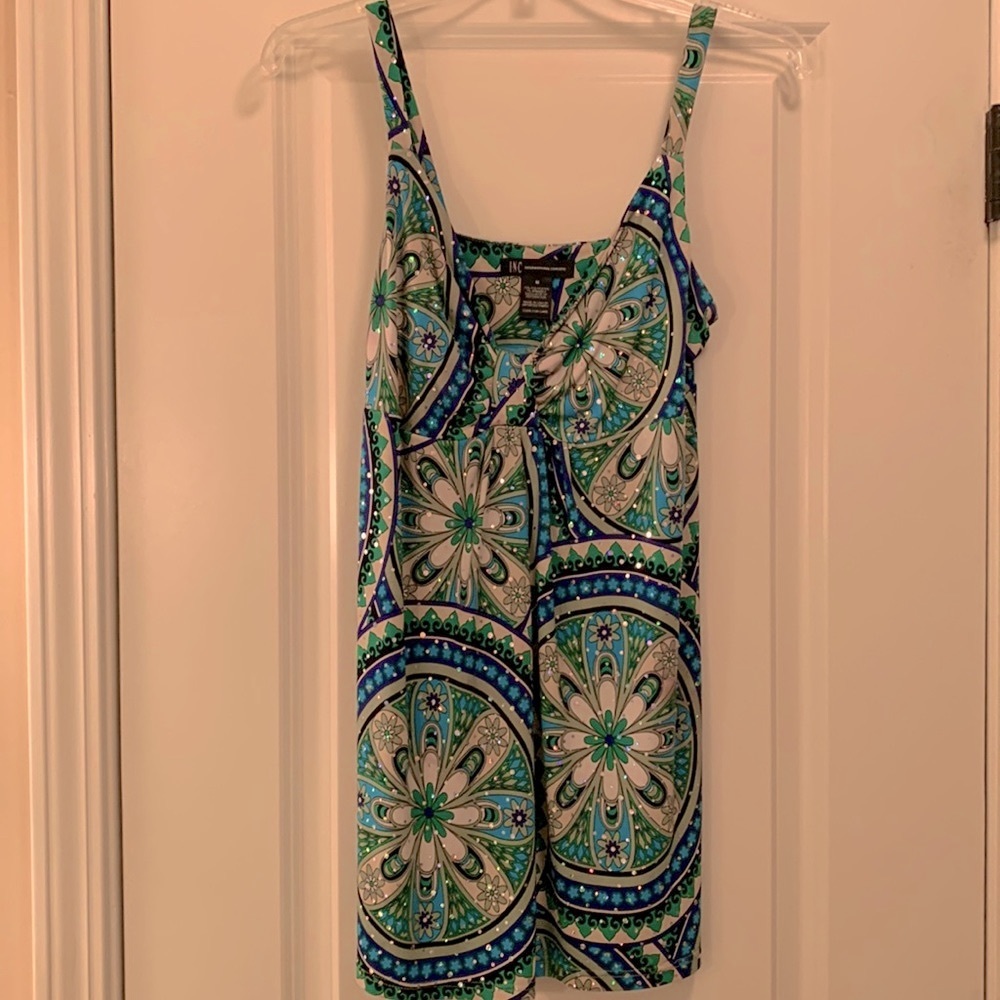 INC beaded tunic